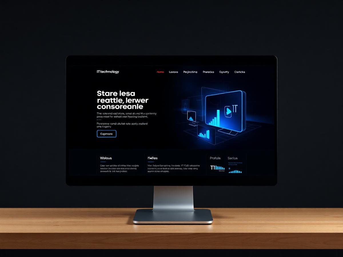 NextZen Technologies it company website design preview